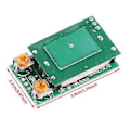 Miniatyrbild 4 av 5: HFS-DC06 för DC 5V 5.8GHz Mikrovågsradar Sensor Modul ISM Vågband Detektering