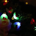 Miniatyrbild 5 av 5: 20 LED solcellslampor för trädgård, bislingor, 3 m, vattentäta, staket, gräsmatta, uteplats, fest, jul, semesterbelysning