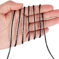 Miniatyrbillede 4 af 5: Satin Rat Ester Cord, 295 fod 2 mm perlesnor til macrame-bælter, smykkefremstilling