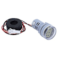 Miniatyrbild 2 av 5: Digital Strömmätare Universal Amperemeter Signalindikatorlampa AC 220V AD16‑22DSA Vit