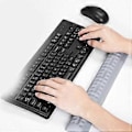 Miniatyrbild 2 av 5: Tangentbord & Mus Handledsstöd Memory Foam Ergonomiskt Handstöd Kudde