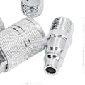 Miniatyrbilde 2 av 4: Luftslangekoblinger 2 Ekstern Tilkobling 2 Ekstern Plugg 3/8 Tommers NPT Industriell Luftkompressor Hurtigkoblingskoblinger