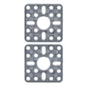 Pikkukuva 1 / 4: 2 kpl Servokiinnikkeet 40x40mm Premium Alumiini Anodinen Hapetus Korkea Kovuus Robottimallin Kiinnike