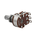 Miniatyrbilde 4 av 4: 1 stk. Mn500k Dobbel Blend Balanse Potensiometer (pot) Gitar Bass Volum Tonekontroll Bryter