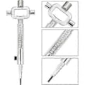 Miniatyrbilde 5 av 5: 1 Spenningsnøkkel 6/7/8 Mm Firkant Allen-nøkkel Med Skala Multifunksjonell Universell Byggeplass Hovednøkkel I Solid Sink Legering For Å Åpne Dør Wi