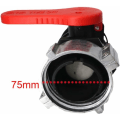 Miniatyrbild 3 av 5: IBC-adapter för kulventilbyte för kulventil - 75 mm