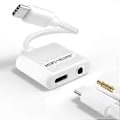 Pikkukuva 3 / 5: USB-C - 3,5 mm:n audioliitäntä ja lataussovitin, 60 W PD, Type C Aux -muunnin
