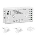 Miniatyrbillede 1 af 5: WiFi Tuya APP DC 12V 24V 8A Nem LED Trappebelysningscontroller PIR Infrarød Menneskelig Bevægelse Dagslyssensor Kontakt