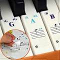 Miniatyrbillede 2 af 5: Klaver Keyboard Klistermærker til 88/61/49 Tangenter, Musik Elektroniske Klaver Node Klistermærker