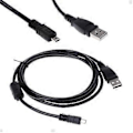 Miniatyrbillede 2 af 5: Kamera USB Datakabel UC-E6 Ledning 1.5M til Nikon Sanyo Pentax Med Magnetisk Ring