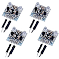 Miniatyrbild 1 av 5: 4-delars Set 5mm Led Blink Diy Kit Elektronisk Kit Pcb Krets Färdighetsinlärningskit