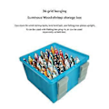 Miniatyrbilde 5 av 5: Fiskeslukboks 36 Ruter Squid Jig Oppbevaringsboks Octopus Egi Organizerboks Hard Bait Container Case med Selvlysende, C
