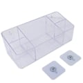 Miniatyrbillede 1 af 5: Opbevaringsboks Makeup Organizer Kosmetik Badeværelse Væghængt Etui Smykkeskrin (Transparent)