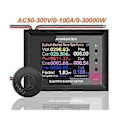 Miniatyrbillede 2 af 5: Atorch At24c 100a 2.4 tommer Digital Voltmeter Måler Indikator Strømmåler Strøm Amp Tester Detektor Uden Bluetooth