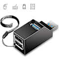 Miniatyrbild 2 av 5: Usb 3.0 3-port Hub (2 Usb 2.0 + Usb 3.0), Datahubb för och datorer och andra Usb 3.0-kompatibla enheter