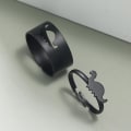 Miniatyrbilde 3 av 5: Hule dinosaur par åpen ringer sett dyr dinosaur knoke stablebare ringer
