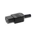 Pikkukuva 5 / 5: IEC 320 C13 Naarasliitin Uudelleenjohdotettava Virtaliitin 3-nastainen Pistorasia 10A / 250V