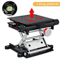 Miniatyrbilde 4 av 5: 360 Roterende Aluminium Routerbord Trebearbeiding Gravering Lab Løftestativ Rack Løfteplattform Tre