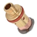 Miniatyrbillede 4 af 4: Glas Tig Kop Gas Linse Sæt Argon Svejselygte Tilbehør til WP9/20 Svejsbrænder 2.4mm OCIM20332
