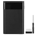 Miniatyrbild 2 av 5: KA4 Högkvalitativ ABS 4 X 18650 Portabel DIY Normal Batterilåda Ingen Svetsning Mobil Power Case Kit för Laddning