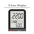 Miniatyrbild 4 av 5: Adms7 Volta Er 3.5-tums LCD Digital Mätare 3-radig Display TRMS 6000 Räknare Med Ana