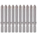 Miniatyrbilde 1 av 4: 10 stk. 6 mm elektriske skrutrekkerbits S2 legert stål kryss magnetiske skrutrekkerbits sett 802