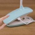 Miniatyrbillede 3 af 3: Læselampe med batteri, USB-genopladelig, sengelampe lille uden kabel, bordlampe touch klemmelig, bærbar LED klemme boglampe pleje L
