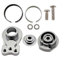 Miniatyrbillede 3 af 5: 25T Styreservo Arm Horn 3 Huller til RC Crawler Bil Stort Drejningsmoment Digital Servo Opgraderingsdele Titanium Farve