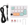 Miniatyrbillede 3 af 5: 13 Taster Makro Programmerbar Hot Swappable Mekanisk Switch 7 Farve RGB Lys Gaming Mini Tastatur Numerisk Tastatur Hvid