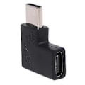 Miniatyrbild 1 av 5: 90 Graders Rätvinklig Typ C Hane till Hona Konverter USB-C Adapter För S9 S8