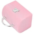 Miniatyrbillede 4 af 5: Pink Ringæske - Bærbar Rejse Smykkeorganisator til Ringe og Øreringe