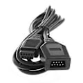 Miniatyrbilde 4 av 5: 9-pin 1,8 m forlengelseskabel for Sega Genesis 2-kontrollere, håndtak, grep, kabelledninger, erstatning