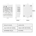 Miniatyrbillede 5 af 5: Tuya Smart WiFi Switch DIY Timer AC 85-265V WiFi Trådløs Controller 30A Strømovervågning Kwh til Alexa Home