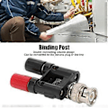 Miniatyrbillede 2 af 4: U26 BNC Han til 4mm Parallel Bindingsstolpe Adapter Konnektor Elektrisk Testudstyr Dele