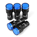 Miniatyrbillede 3 af 5: 20 stk. 12V LED Indikator Signal Advarsel Alarm Nødlys Lampe Blå