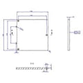 Miniatyrbillede 4 af 5: Opvarmet Seng Støtteplade Aluminium Fjederplade Platformplade 120x120x6mm Metal 3D Printerdel til Voron V0 V0.1 Z-akse