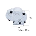 Pikkukuva 4 / 5: Metallinen vaihdelaatikon kotelo vaihteiston kotelosarja Axial Utb18 Capra 1/18 Rc Crawler -auton päivitykseen Pa