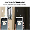 Miniatyrbild 5 av 5: Tuya ZigBee Ljussensor Belysningssensor Smart Life APP Scener Länkningskontroll Smart Switch Glödlampa Ljusstyrkedetektor