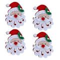 Miniatyrbilde 2 av 5: Juleapplikasjon, 20 STK/Pose God Jul Ornament Julepynt Jule Stofflapp Allsidig Funksjonalitet