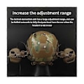 Miniatyrbilde 3 av 5: Hodesett Skinnefeste Brakett 360 Rotasjon Hodesett Hjelm Guide Adapter Passer For Ops Core Arc Og Skinne