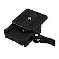 Miniatyrbillede 4 af 5: Aluminium 1/4 tomme & 3/8 tomme Quick Release Plade + Klemme Adapter Mount W/lås Til Dslr Kamera Tripod