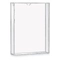 Miniatyrbillede 1 af 5: Skyggeboksramme Akryl Fotoramme DIY Skrivebordsdisplayboks Helt Transparent Opbevaringsboks