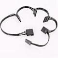 Miniatyrbillede 4 af 5: 4-pin IDE til SATA-kabel 1 minut 5 IDE 4P til harddisk SATA-adapterkabel