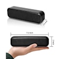 Miniatyrbilde 5 av 5: USB Datamaskinhøyttaler, kablet Mini Soundbar-høyttaler for datamaskin