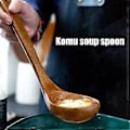 Miniatyrbild 2 av 5: 1 st Träslev Stor Kapacitet Soppslev Kök Använd En Sked för Högtemperaturmatlagning Bekväm och B