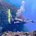 Miniatyrbilde 5 av 5: 1m Dykking Oppblåsbar Smb Overflate Signal Marker Bøye Synlighet Flyte Signal Tube Pølse, gul