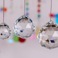 Miniatyrbilde 3 av 5: 60mm 1 stk Klar Glass Krystallkule Prisme Anheng - Solskjerm For Feng Shui Og Dekorasjon