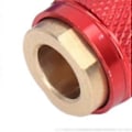 Miniatyrbild 2 av 4: Vattenkyld Gasadapter Portabel Mässing Snabbkoppling med Plugg för PTA DB MIG TIG Svetsbrännare M10(10mm)