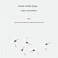 Pikkukuva 3 / 5: Levysoitin Dual Moving Vaihda kosketus LP-vinyylilevyneulalle Double Ruby ja Sapphire Stereo, LP LP