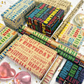 Miniatyrbild 5 av 5: Kraft presentpapper, presentpapper för födelsedagar, retro presentpapper, presentpapper för barn och män till alla födelsedagar